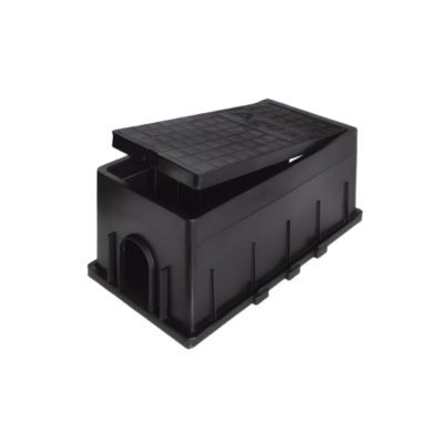 Caja plástica para medidor de agua potable compacta homologada