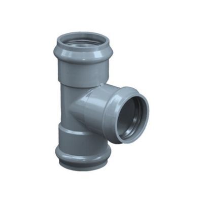 Te PVC Junta Elástica